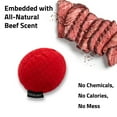 thumbnail image 4 of Playology Dog Toys | Plush Squeaky Ball, Beef Scented Toy - Jumbo, 4 of 6