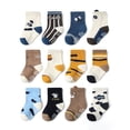 thumbnail image 2 of Calcetines de tubo medio para niños en edad preescolar con dibujos animados, calcetines antideslizantes para el suelo, calcetines de tubo medio para bebés, calcetines de algodón para niños, 2 of 5
