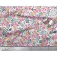 thumbnail image 3 of Soimoi Poly Georgette Fabric & Orchids Floral Print Sewing Fabric Yard 42 Inch Wide, 3 of 3