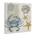 thumbnail image 2 of Stupell Industries Coastal Sea Casts Its Spell Quote Blue Crab Seashells Canvas Art, 17 x 17, by Stephanie Workman Marrott, 2 of 7