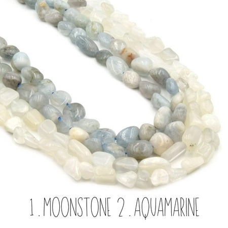 Pebble Gemstone Beads: Handpicked Natural Semi-Precious Nugget Gemstones for Unique CreationsBeads