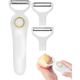 thumbnail image 1 of Automatic Peeler - 3 in 1 Multifunctional Grater - Battery Operated Kitchen Utensils for Peeling Oranges, 1 of 5