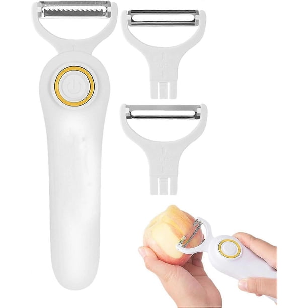 Automatic Peeler - 3 in 1 Multifunctional Grater - Battery Operated Kitchen Utensils for Peeling Oranges