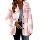 thumbnail image 1 of Chaquetas y abrigos casuales sin capucha de manga larga para mujer, cárdigan recto de otoño e invierno, abrigo con bolsillos y botones, abrigo tipo manta polar, 1 of 3