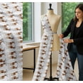 thumbnail image 5 of Soimoi Cotton Voile Fabric Deer Animal Printed Craft Fabric by The Yard 42 Inch Wide, 5 of 7