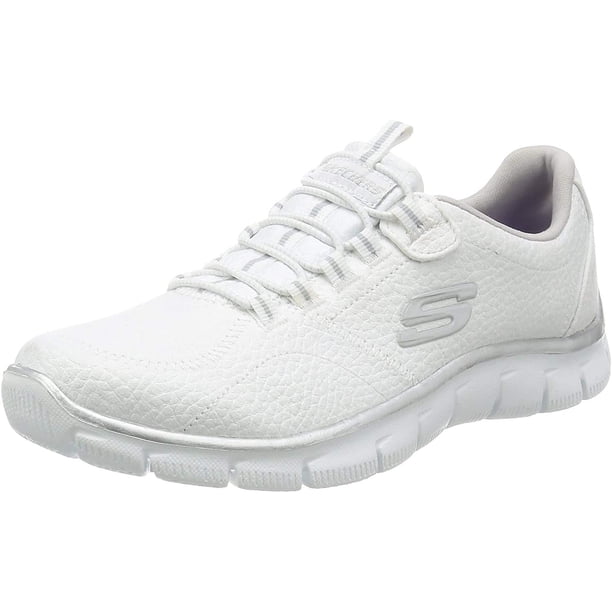 Tenis Skechers Empire Take Charge para Mujer Blanco Plata Talla 10 M