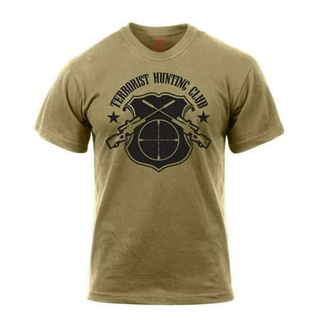 - Terrorist Hunting Club' T-Shirt, Coyote Brown