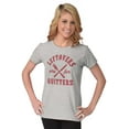 thumbnail image 3 of Left Overs Are for Quitters Womens Slim Fit Graphic Tee Brisco Brands S, 3 of 5