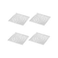 thumbnail image 4 of 4 Pieces -Furniture Leg Pads, Transparent, Easy To Use, Wear-Resistant, Durable, Square 6cmx6cm, 4 of 9