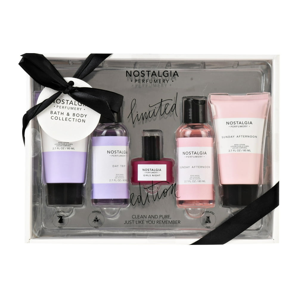 Nostalgia Assorted Perfume Gift Set for Women, 5 Pieces