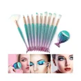 thumbnail image 4 of Juego de 11 piezas de maquillaje de sirena 3D, base, sombra de ojos, cejas, delineador de ojos, rubor, polvo cosmético, corrector, pinceles, kits de herramientas profesionales, 4 of 4
