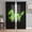Green, variant on Dragon Flames Sheer Curtains 54 Inches Length 2 Panels Set, Window Sheer Curtains for Living Room/Bedroom, Green Dragons Abstract Modern Art Light Filtering Rod Pocket Curtain 52''x54''x2