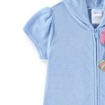 thumbnail image 3 of Disney Lilo & Stitch Hooded Swimsuit Cover-Up with Ears Zip-Up Beach Robe (Girls), Sizes 7-12, 3 of 5