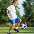 thumbnail image 4 of Entrenador de patadas de balón de fútbol Entrenador de balón de fútbol de alta resistencia para una sola persona Entrenador de control de balón de fútbol en red Práctica en solitario, 4 of 5