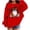 01-Red, variant on Atogsazn Toddler Girls Halloween Oversized Sweatshirt Kids Casual Long Sleeve Ghost Pumpkin Print Sweater Fall Winter Tops White 6-7 Years Fashion