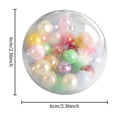 thumbnail image 3 of Pelota antiestrés con cuentas para ejercicios de tacto manual – Juguetes para aliviar el estrés, la tensión y la ansiedad – Pelotas para apretar que fortalecen el agarre y favorecen la relajación –, 3 of 6