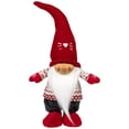 thumbnail image 2 of Northlight Plush Standing Nordic Christmas Gnome - 11", 2 of 5