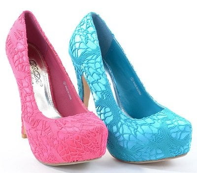 almond toe heels