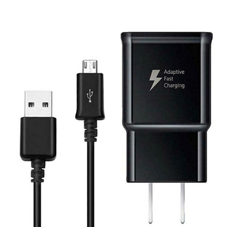 for Motorola Moto G4 Adaptive Fast Charger Micro USB 2.0 Charging Kit [1 Wall + 5 FT Micro USB Cable] Dual voltages for up to 60% Charging! Black - Walmart.com