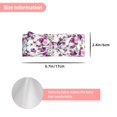thumbnail image 2 of Balery Violets Flowers Pattern Baby Headbands Hairbands Hair Bow Elastics for Baby Girls Newborn Infant Toddlers Kids, 2 of 4