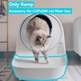 thumbnail image 4 of Ramp Compatible with Prox Series Self Cleaning Cat Litter Box Easy Entry for Elder Cats Kitten and Limited Mobility Traps Mess from Box and Paws White, 4 of 6