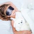 thumbnail image 5 of Antifaz para dormir infantil de seda de morera con protección solar de doble cara FloreceBien, 5 of 5