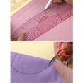 thumbnail image 6 of Craft Sewing Tool French Curved Ruler Measure Ruler Dressmaking Drawing Template Tool Multifunctional Patchwork Ruler, 6 of 8