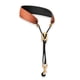 thumbnail image 3 of Naiovety Correa de saxofón PU exquisito accesorio de práctica auxiliar profesional dulce regalo cordón trasero resistente al desgaste cuerda de saxo Accesorios para instrumentos musicales Marrón Naiovety OD025668-01, 3 of 6