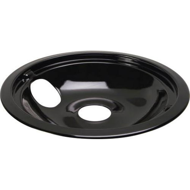 GE® ELECTRIC RANGE DRIP PAN, BLACK, 8" per 4 Each