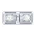 thumbnail image 6 of RV LED Ceiling Double Dome Light Fixture with Dimmer Switch Interior Lighting for Car/RV/Trailer/Camper/Boat DC 12V 550 Lumens Natural White 4000-4500K (3), 6 of 9