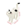 thumbnail image 4 of Bewildely Casa de muñecas de juguete para mascotas simulada, figuritas de gatos adorables realistas, accesorio para casa de juego realista casas de muñecas, 4 of 6