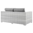 thumbnail image 3 of Modway Causeuse de Mobilier de Patio Extérieur, Gris Pâle, 3 of 8