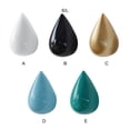thumbnail image 3 of Inteprter Ganchos de gota de agua modernos, colgador de abrigos creativo montado en la pared, decoración de pared, construcción robusta, 4 Decoración del hogar azul claro S, 3 of 6