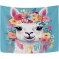 thumbnail image 2 of FREEAMG Cute Alpaca Tapestry Hippie Wall Hanging Tapestries Aesthetic Decorative for Living Room Bedroom Ceiling 90x60In, 2 of 7