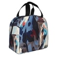 thumbnail image 2 of Easygdp Colorful Cow Pasture Bolsa Térmica Premium - Tela Oxford Impermeable, Gran Capacidad, Bolsillo Frontal, Unisex para Trabajo, Escuela, Actividades al Aire Libre y Picnics, 2 of 8