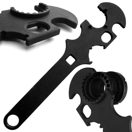 LIVABIT Multi Tool Armorers Wrench AT602 Gunsmith Steel Castle Nut Barrel (Best Ar15 Armorer's Wrench)