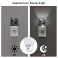 thumbnail image 3 of Rocae Playful Dolphins Underwater for 0.5W Plug in Night Light, Dusk to Dawn, Bright Nightlight Auto-On/Off-UK, 3 of 7