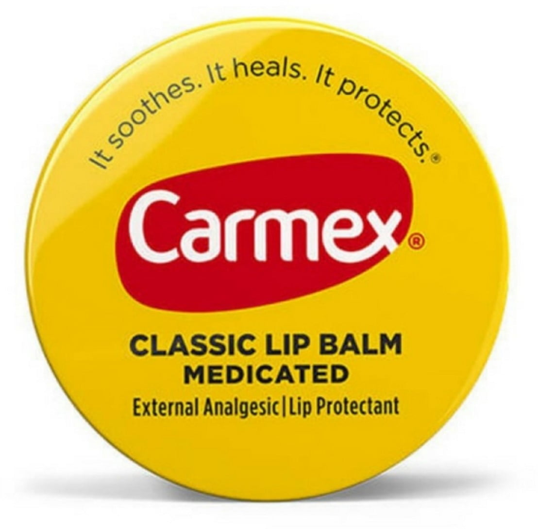 3 Pack - Carmex Classic Lip Balm Medicated 0.25 oz