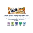 thumbnail image 2 of Zing Peanut Butter Chocolate Chip Vegan Protein Bars, Gluten Free with High Protein, High Fiber, Dairy Free Nutrition Bars, Plant Based Protein, Kosher, Low Sugar, No Sugar Alcohols - 12 count, 2 of 5