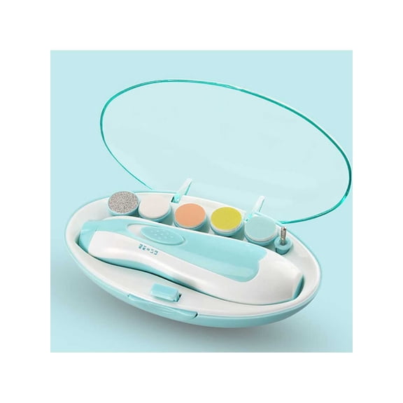 1pc Electric 6 In 1 Nail File Multifunctional Nail Clipper Anti Scratch Includes Nail Care Tools