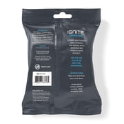 Ignite Mens Body Wet Wipes, Extra Thick 8x 8 Shower Wipes, Energizing Scent, 10 Count (Pack of 5)