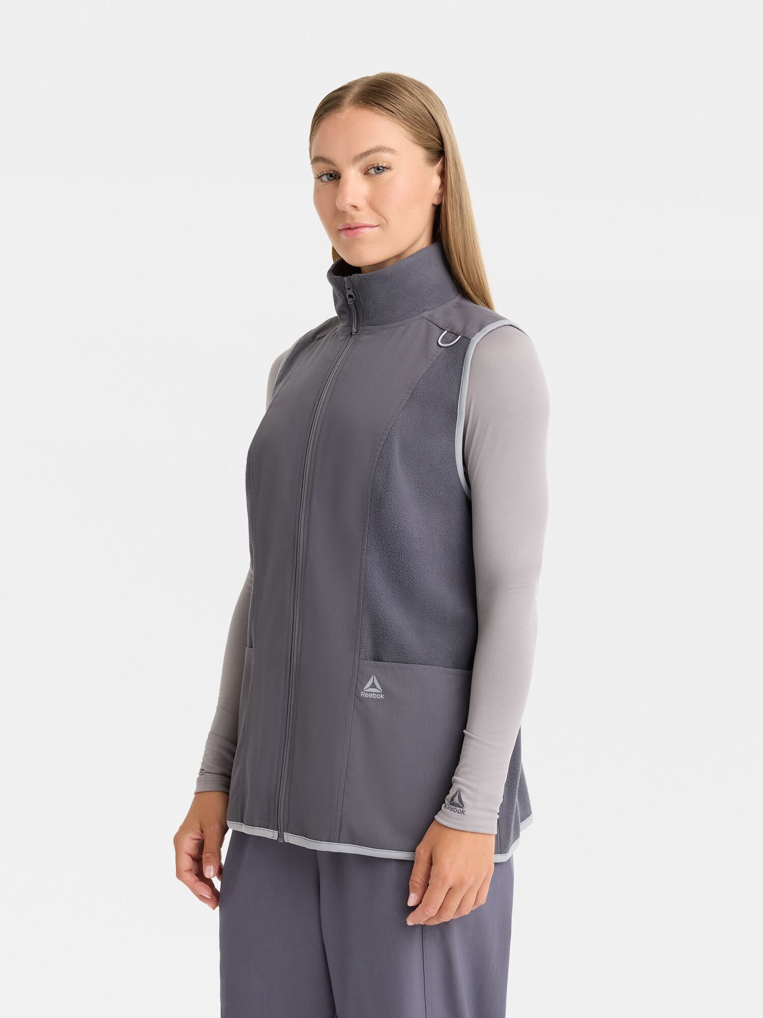 Reebok Women’s Tech Comfort Scrub Vest with 6 Pockets, Sizes S–3XL