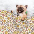 thumbnail image 3 of Pofeuu Coffee Donuts Print Puppy Blanket,Dog Blankets,Pet Blanket Cozy Cat Blankets for Indoor Cats, Fuzzy Pet Blanket for Kitten Doggy Dog Blankets-Medium, 3 of 8