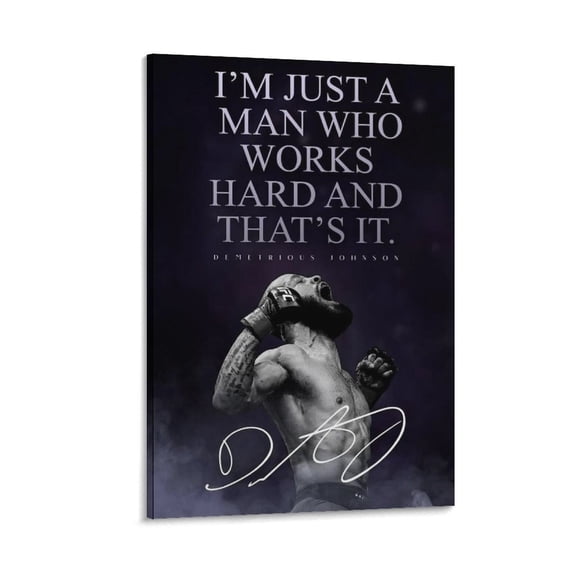 Demetrius Johnson Canvas Poster Poster Decorative Painting Canvas Wall Art Living Room Posters Bedroom Painting 12x18inch(30x45cm)