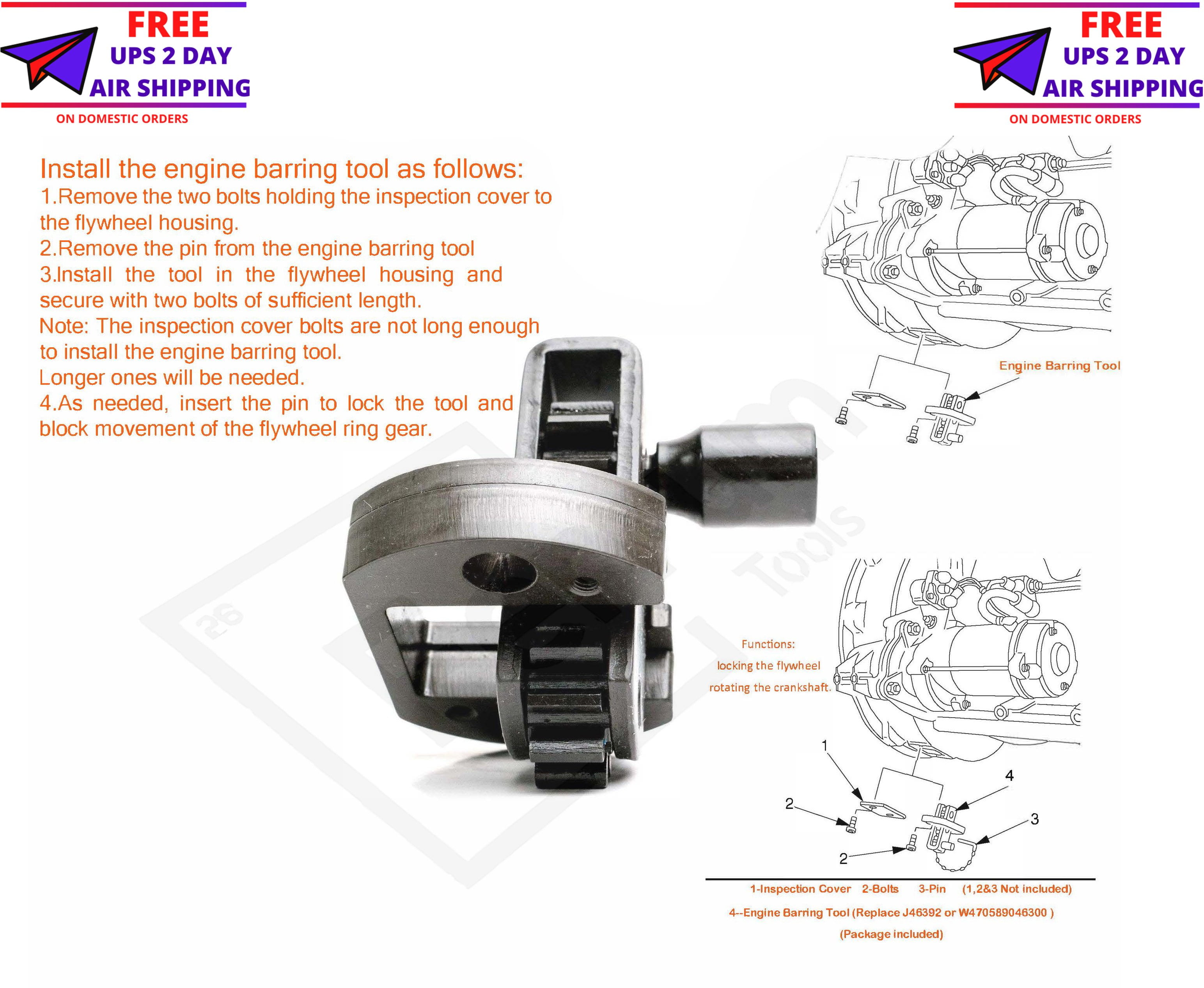 Buy Detroit Diesel DD13 DD15 DD16 Engine Barring Tool Alternative to