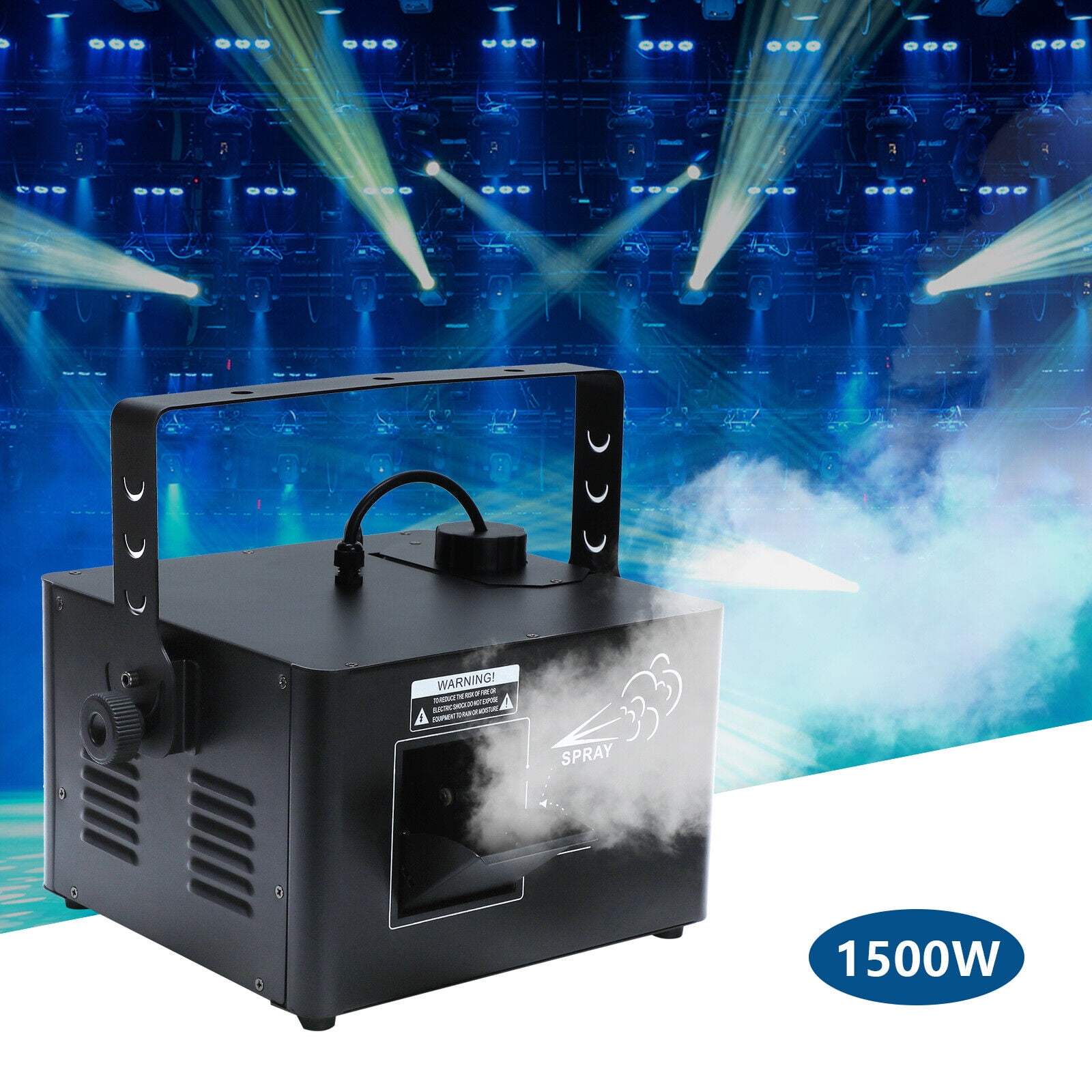 DENEST 1500W Haze Machine DMX512 Stage Show Effect Low Lying Hazer
