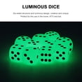 thumbnail image 3 of 10 piezas de dados pequeños luminosos, dados luminosos, accesorios divertidos para juegos de fiesta, 3 of 6