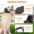 thumbnail image 4 of Amztom Waterproof Dog Ear Muffs, Adjustable Noise-Reducing Ear Wrap for Bathing & Grooming,(Gray,Medium), 4 of 8