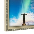 thumbnail image 3 of ArtToFrames 29" x 30" Silver Compo Dark Wash Picture Frame, 29x30 inch Silver Wood Poster Frame (WOM-5227),  Pack, 3 of 7