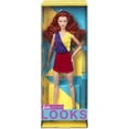 thumbnail image 7 of Barbie Looks Doll, Curly Red Hair, Color Block Outfit with Miniskirt, 7 of 7